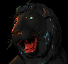 black lion